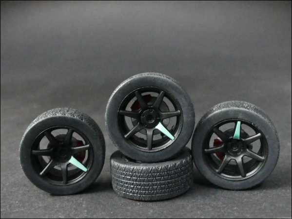 1:18 BMW E30 M3 EVO Tiffany Felgensatz